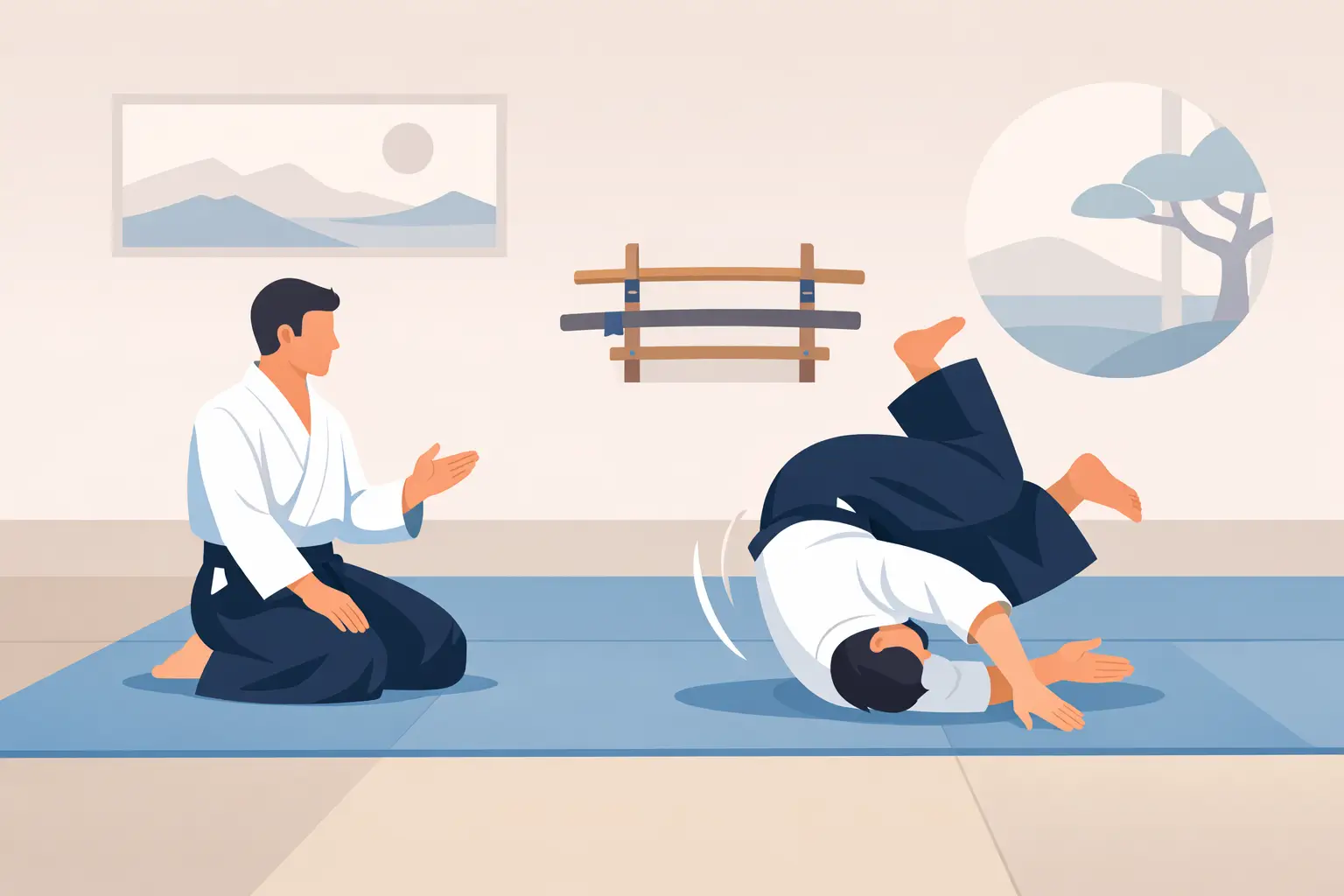 aikido safe falling techniques