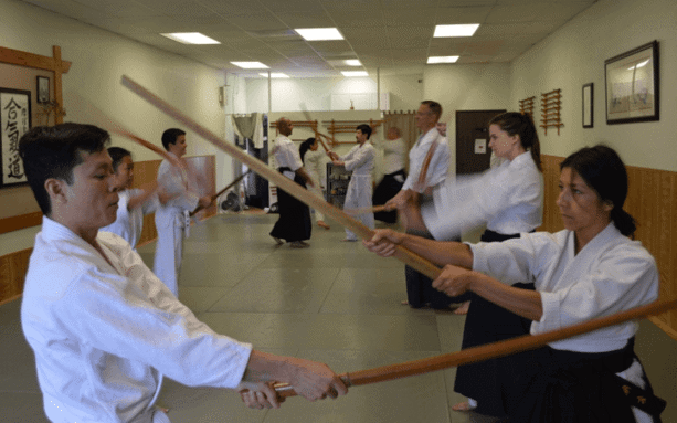 Adult Aikido weapons training | Tri City Aikido | Newark CA